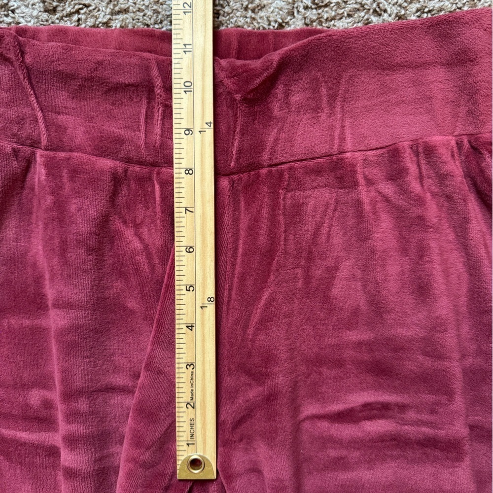 Matilda Jane Red Velour Pants Flare/Ruffle Bottom - Picture 7 of 8